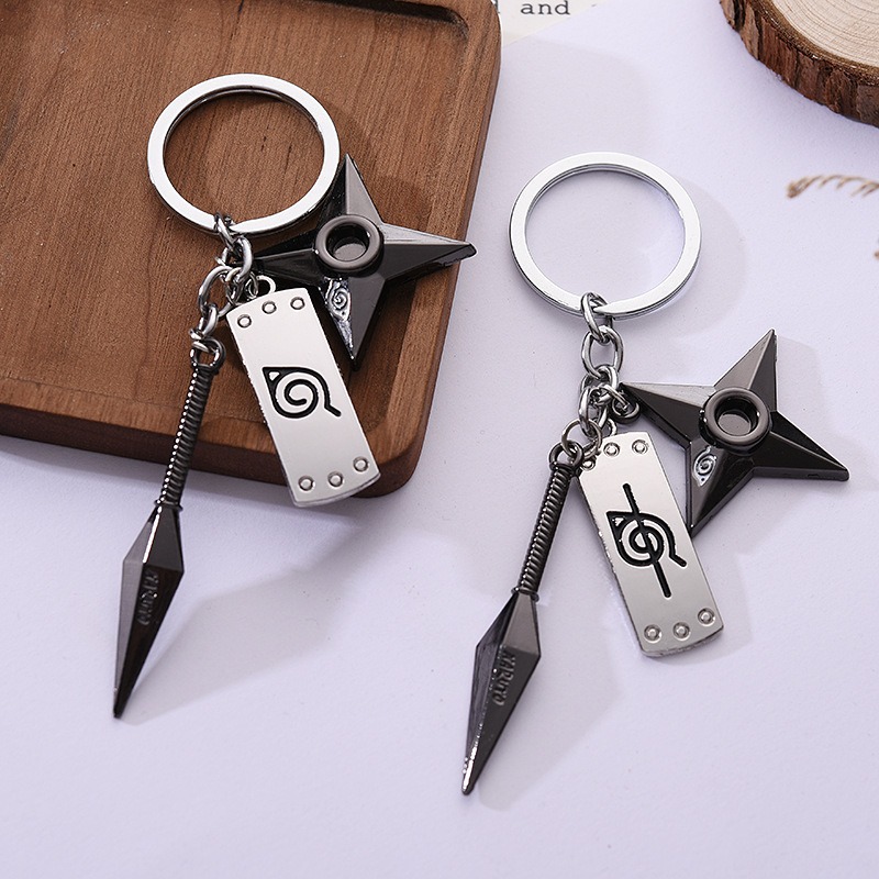 Jewelry Making Jewelry - Bandai Anime Naruto Keychain Car Keybag
