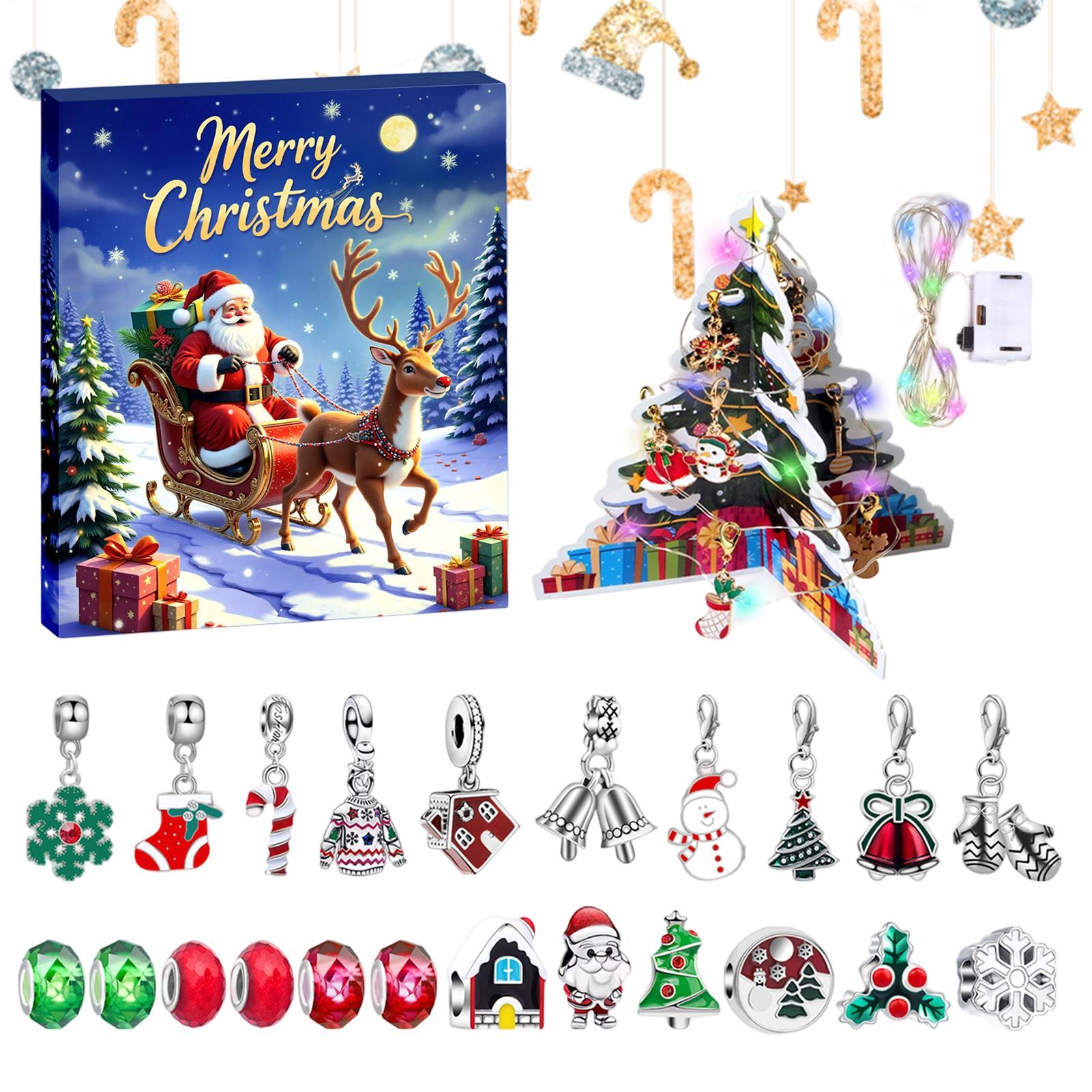 Jewelry Making Kits For Kids - Christmas Gifts Advent Bracelet 24 Days