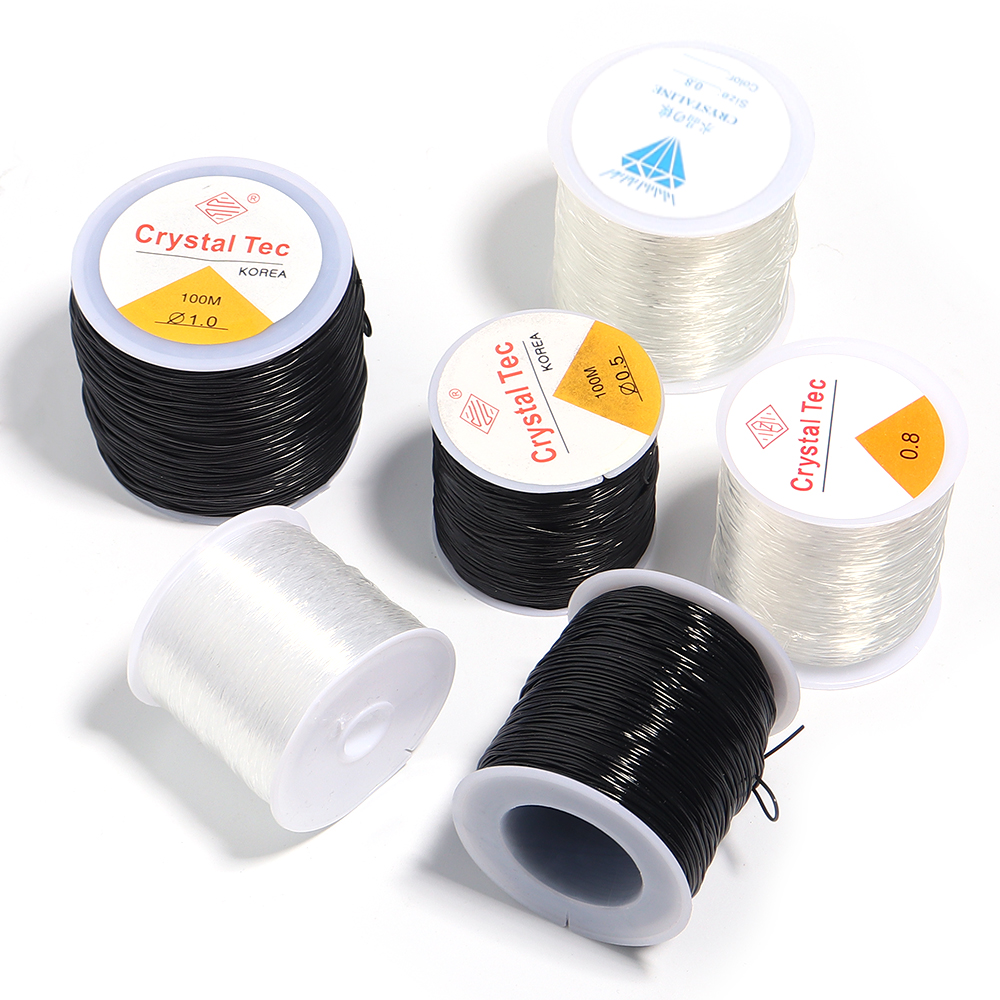 Jewelry Making Beginners - 0.4-1.5mm Elastic Crystal Thread Cord Beading