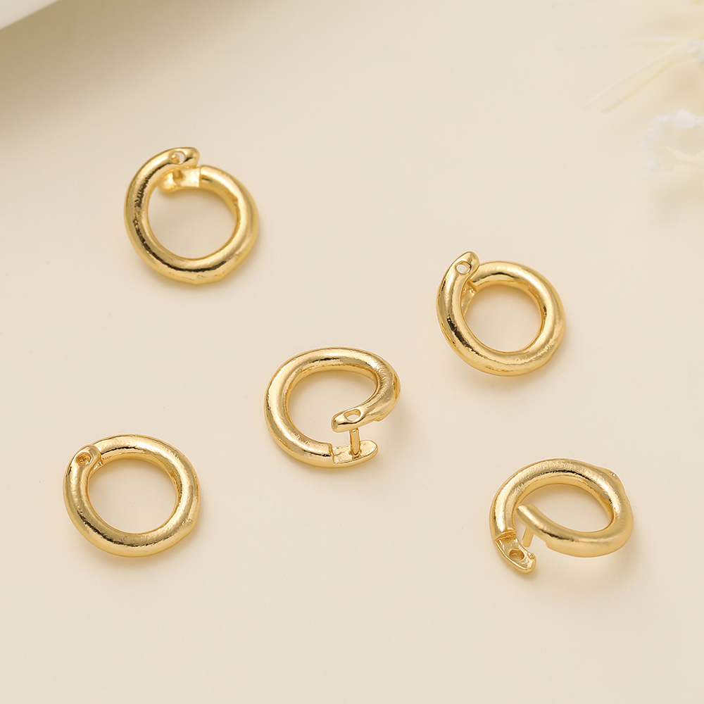 Jewelry Making Looper Tool - 10Pcs 14/18K Gold Plated Brass Two