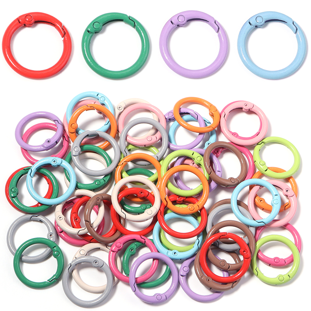 Jewelry Making Metal - 20Pcs/Lot Metal O Ring Spring Clasps