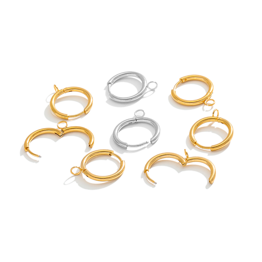 Jewelry Making Looper Tool - 10Pcs/lot Stainless Steel Gold Color Earrings