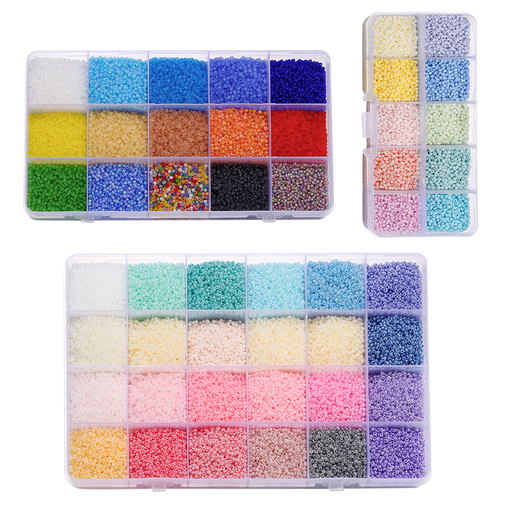 Jewelry Making Kits For Kids - 10-24 Colors Beads Jewelry Making Kits
