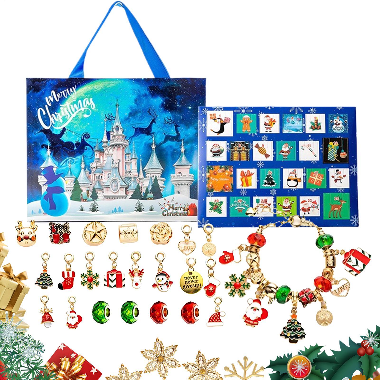 Jewelry Making Advent Calendar - Christmas Countdown Calendar 24 Days Christmas