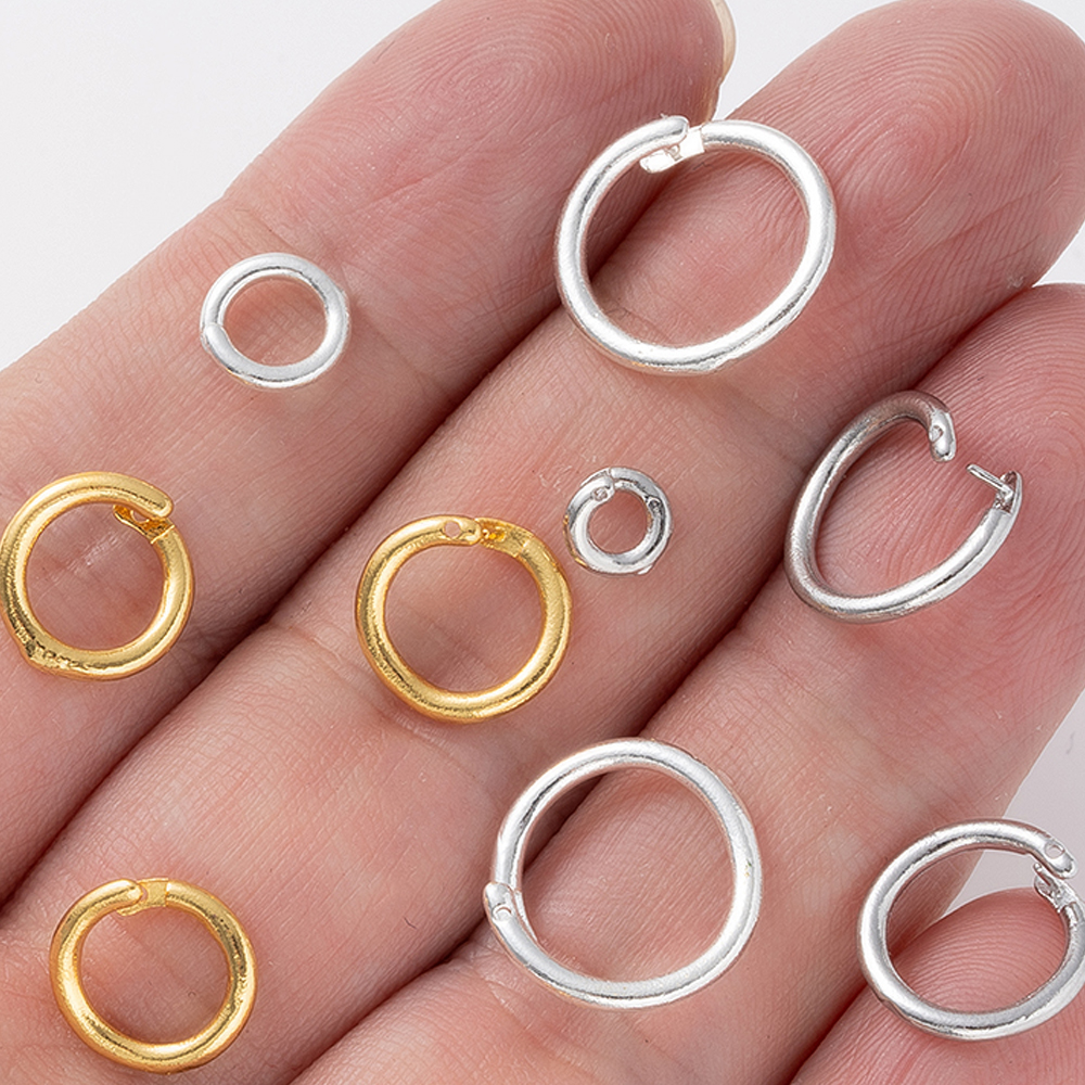 Jewelry Making Looper Tool - 10pcs 18K Gold Plated Brass Locking