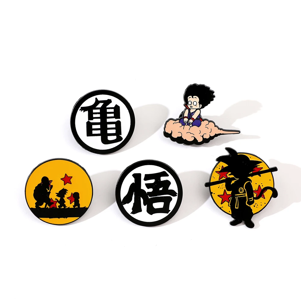 Jewelry Making Jewelry - 6 Pcs Hot Blooded Anime Brooch