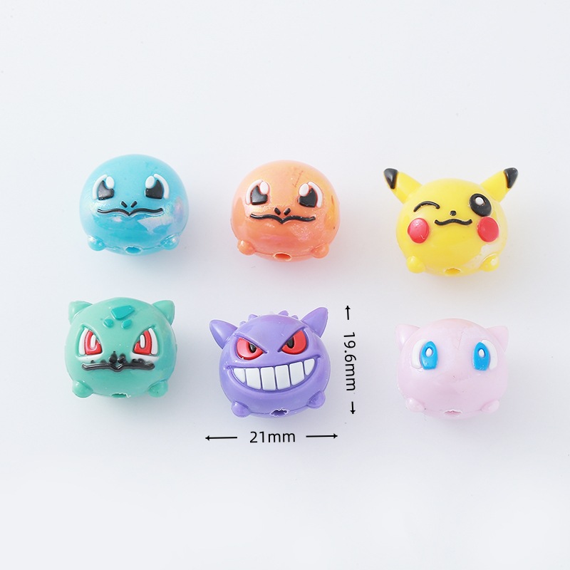 12pcs Pokémon Bead DIY Mobile  - Jewelry Making With Resin avis et prix