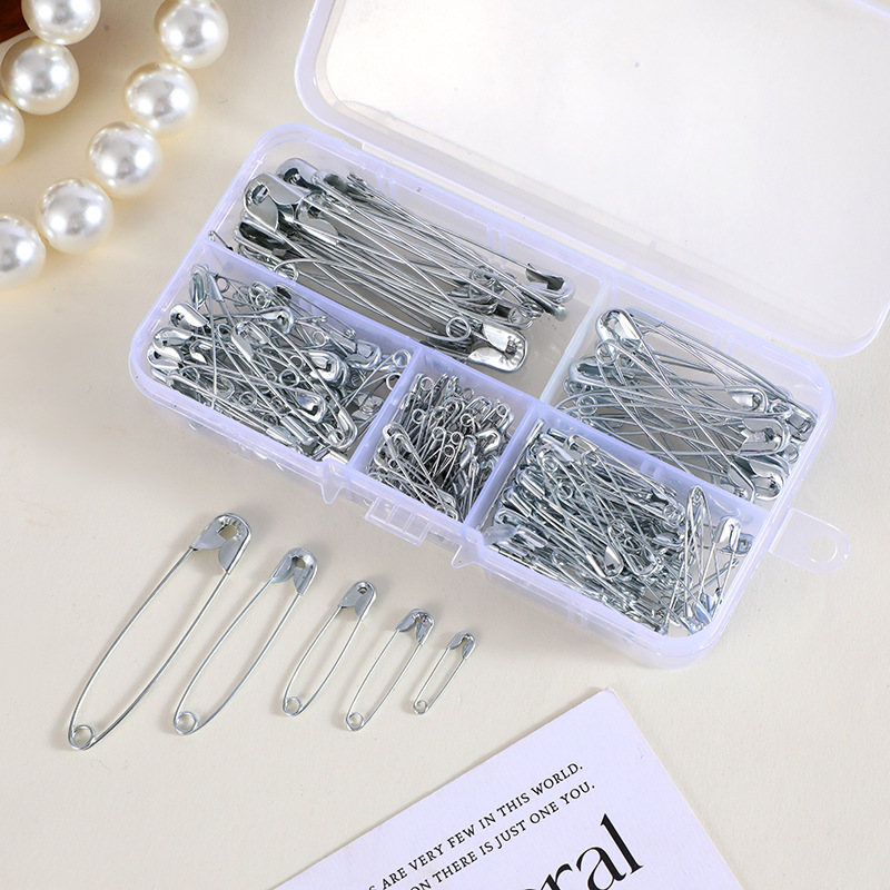 Silver Safety Pins Kit With St - Jewelry Making Organizer avis et prix