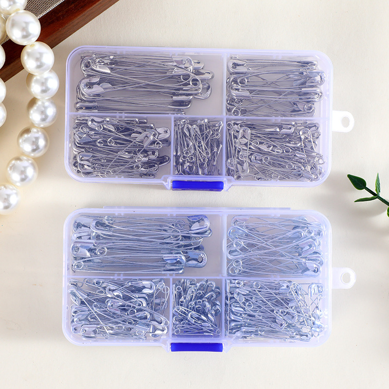 Silver Safety Pins Kit With St - Jewelry Making Organizer avis et prix