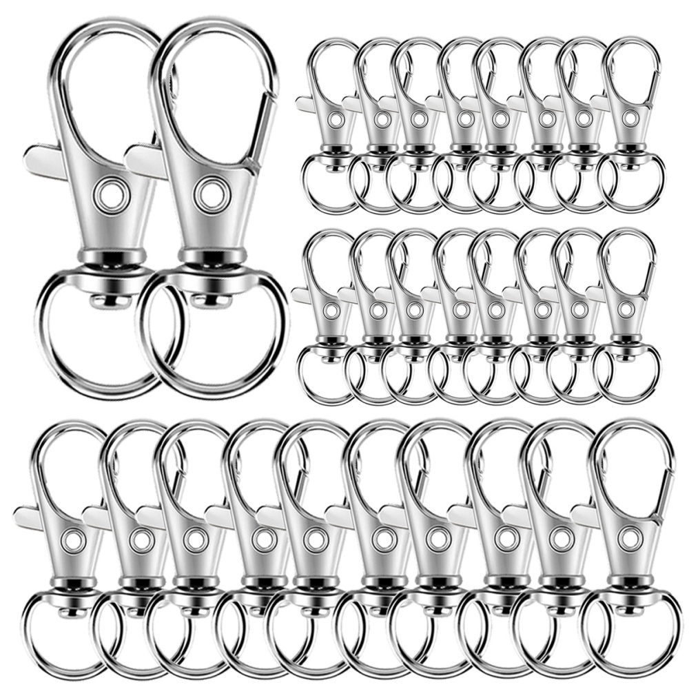 25-200Pcs Metal Swivel Snap Ho - Jewelry Making Rings avis et prix