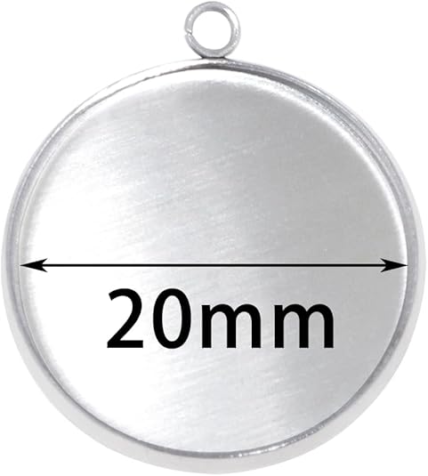 20 Pieces Stainless Steel Roun - Jewelry Making With Resin avis et prix
