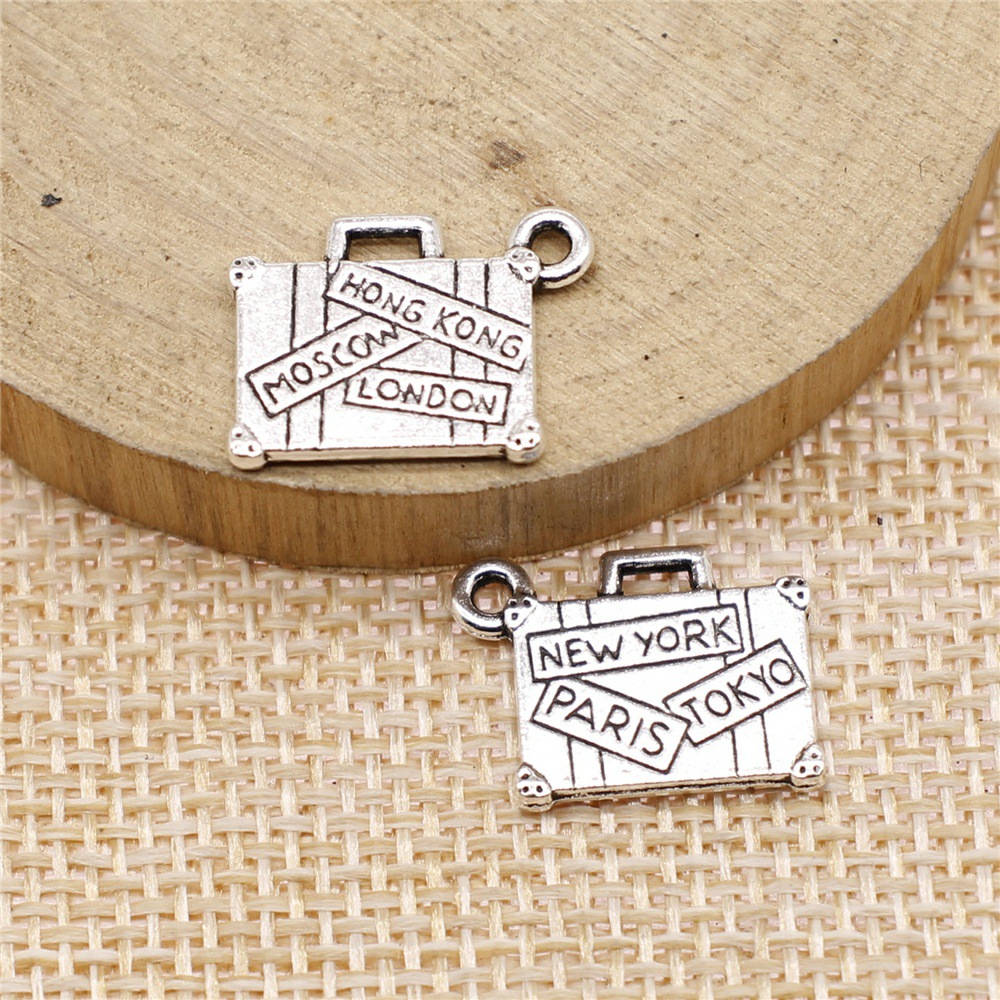 10Pcs/Lot13*17mm Metal Suitcas - Jewelry Making Tokyo avis et prix