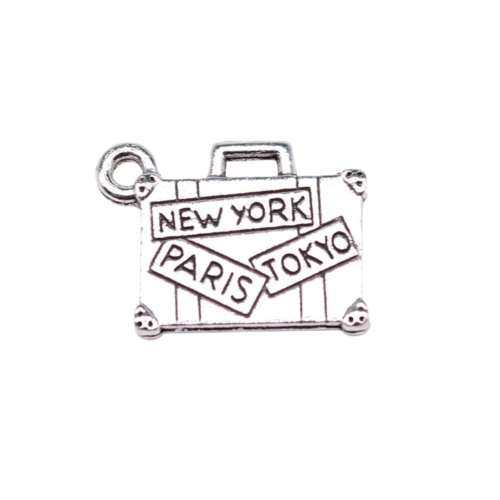 10Pcs/Lot13*17mm Metal Suitcas - Jewelry Making Tokyo avis et prix