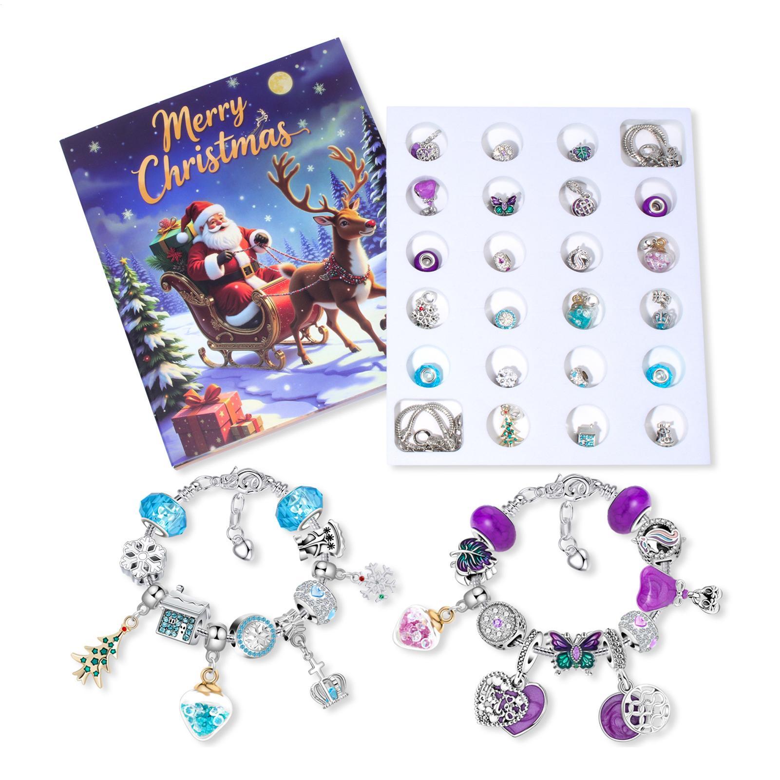 24 Days Christmas Countdown Ad - Jewelry Making Advent Calendar avis et prix