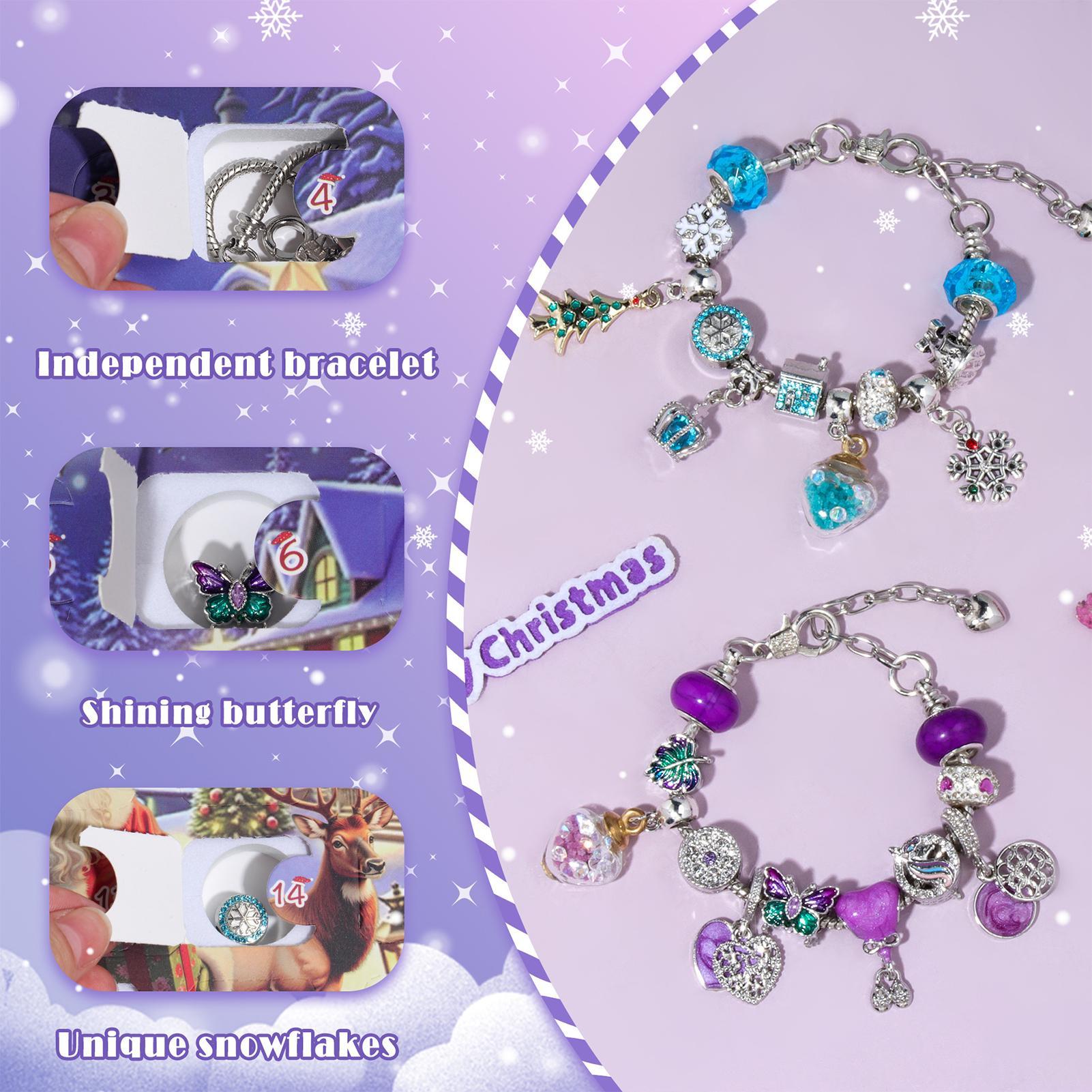 24 Days Christmas Countdown Ad - Jewelry Making Advent Calendar avis et prix