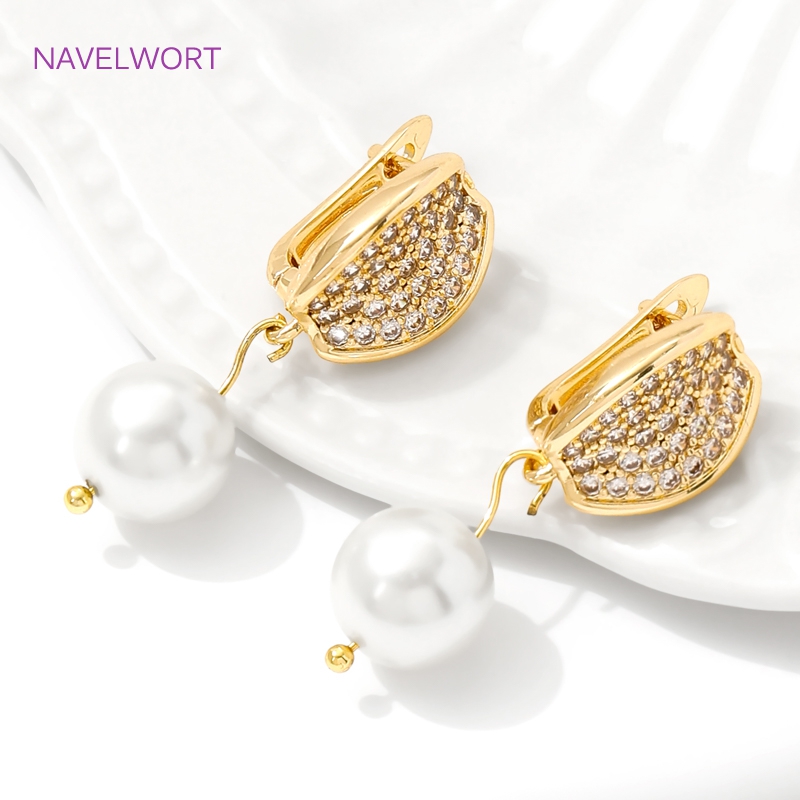 18K Gold Plated Brass Earwires - Jewelry Making Earring Supplies avis et prix