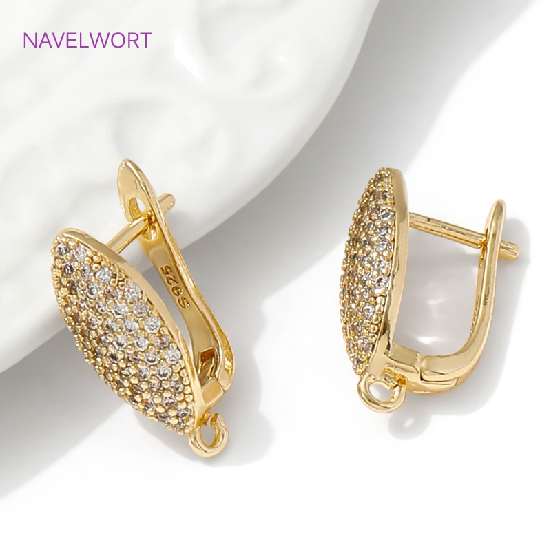 18K Gold Plated Brass Earwires - Jewelry Making Earring Supplies avis et prix