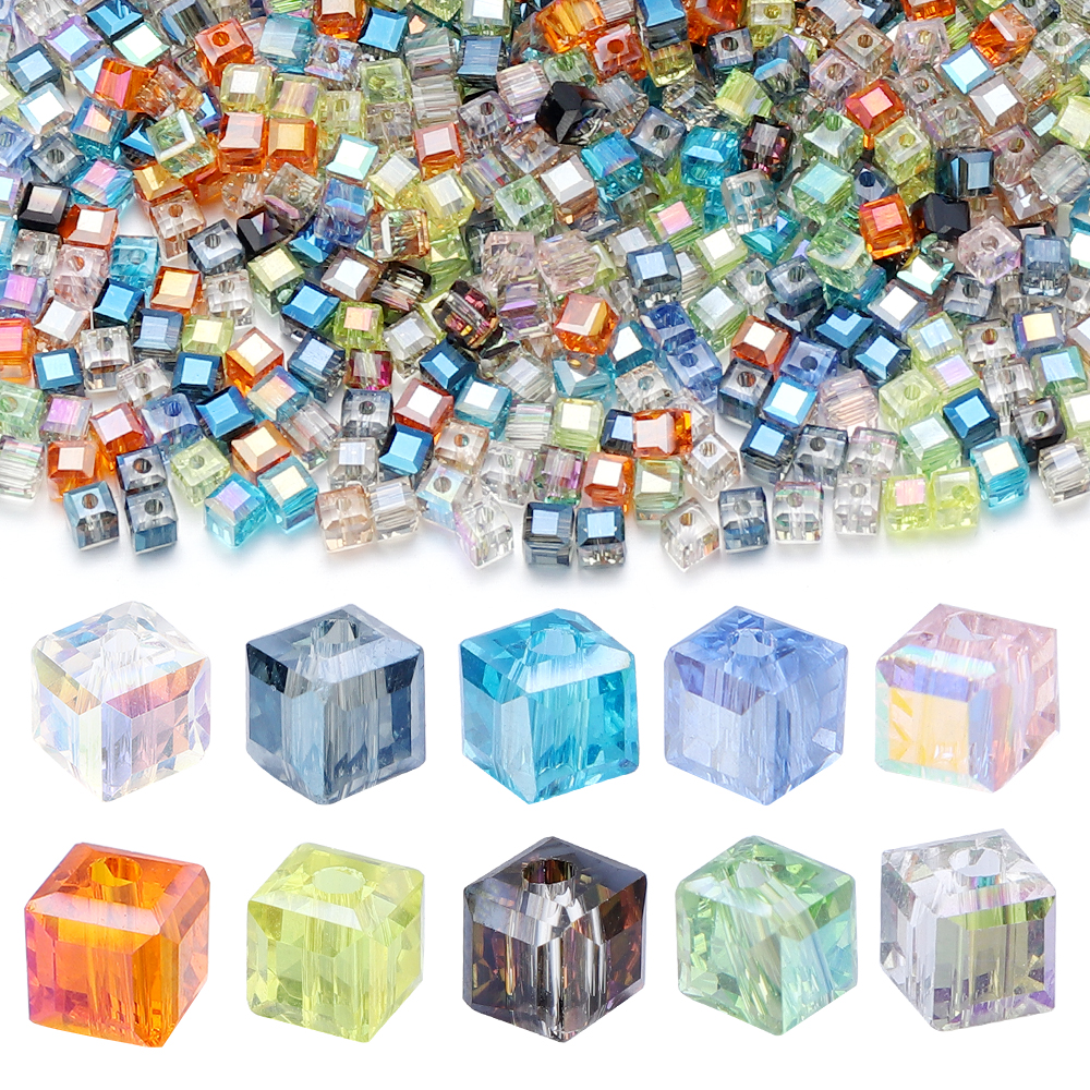 50pcs/lot Square Faceted Glass - Jewelry Making Beginners avis et prix