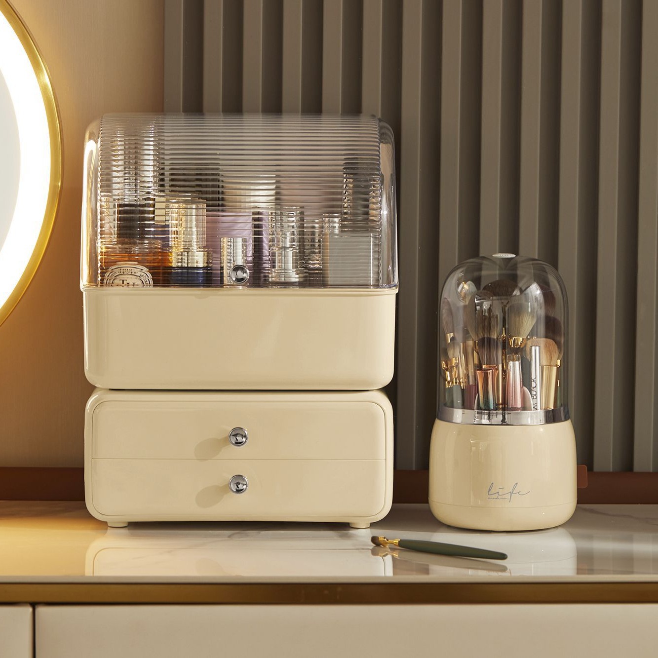 Desktop Cosmetics Storage Box  - Jewelry Making Organizer avis et prix