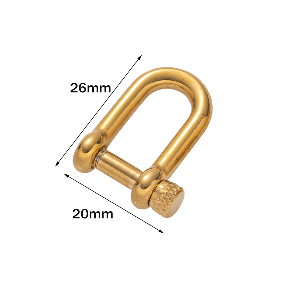 1pcs 304 Stainless Steel D-Rin - Jewelry Making Metal avis et prix