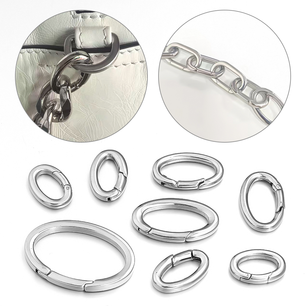 1pc Stainless Steel Spring Cla - Jewelry Making Rings avis et prix