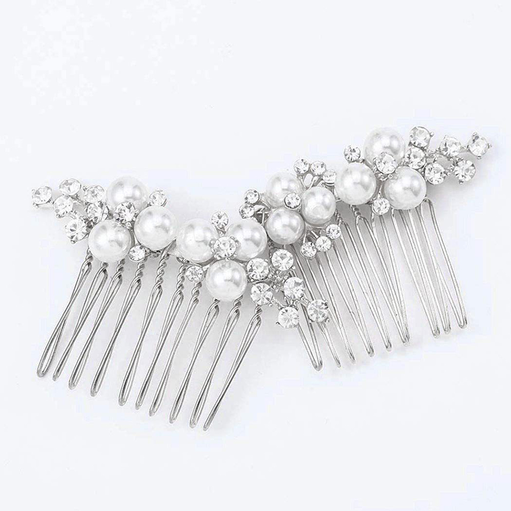 2Pcs Simple Wedding Hair Combs - Jewelry Making With Beads avis et prix