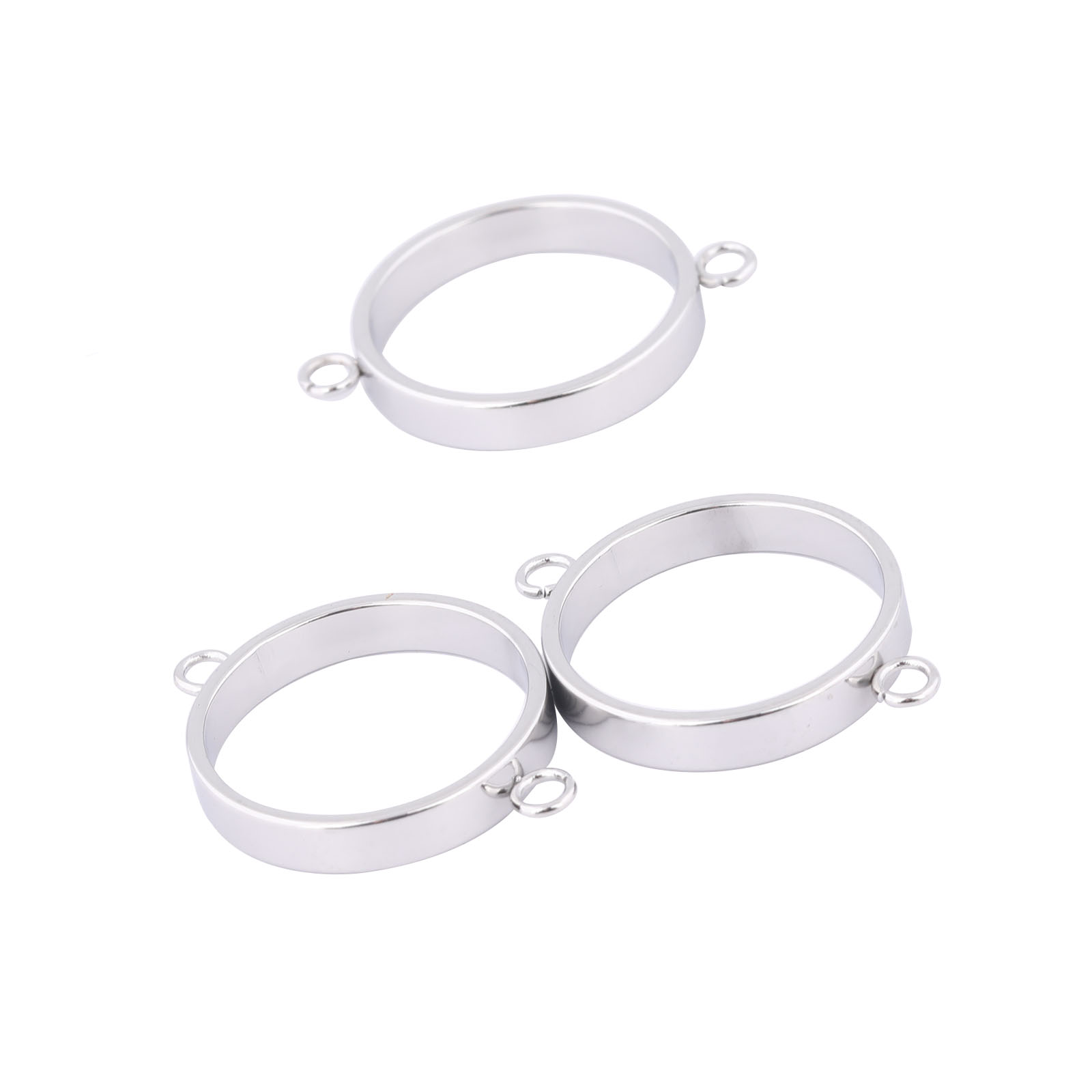 10pcs Stainless Steel 14mm Ope - Jewelry Making With Resin avis et prix