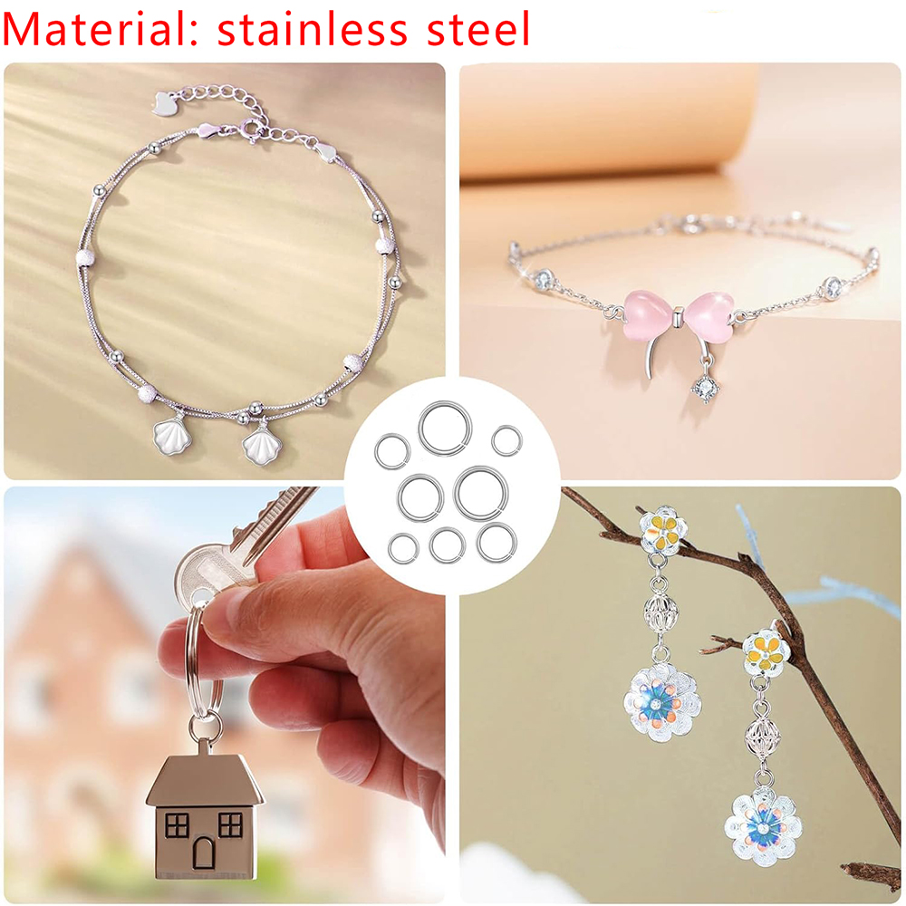 1200pcs Stainless Steel Jump R - Jewelry Making Looper Tool avis et prix