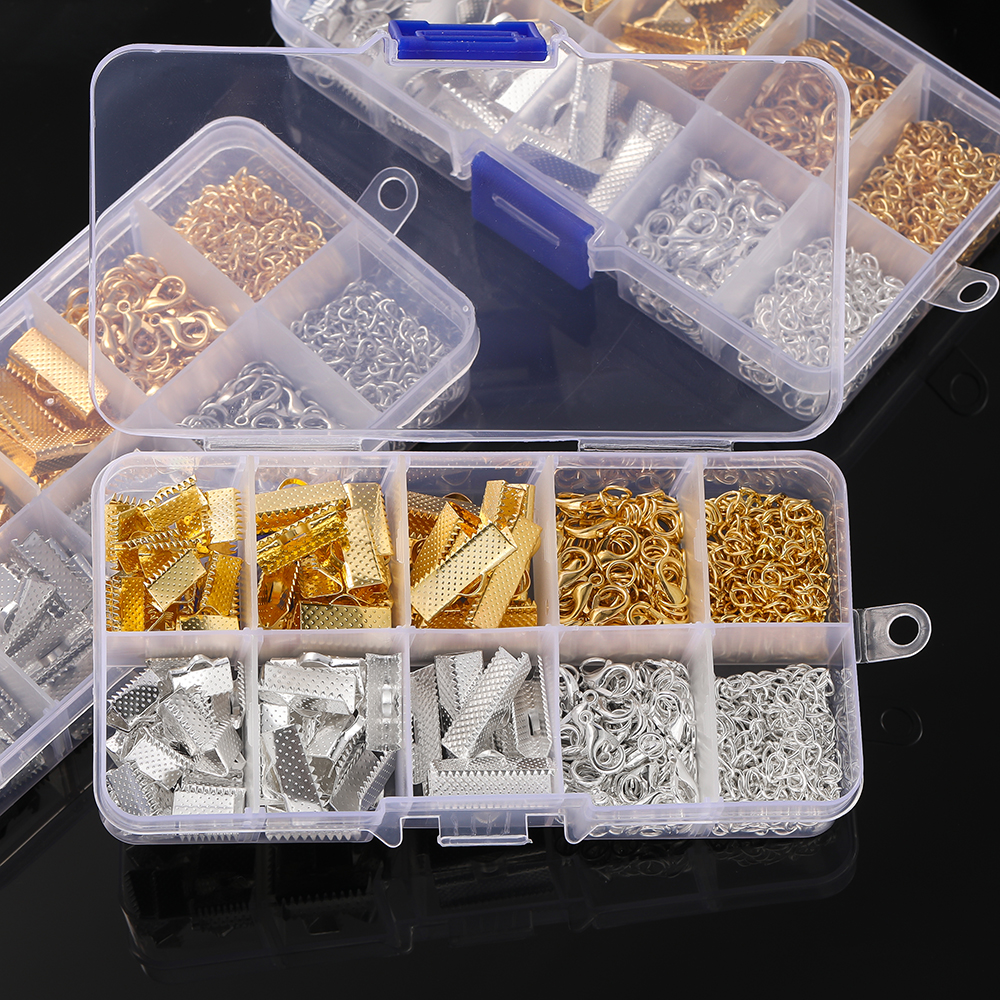 10 Grids Alloy Accessories Set - Jewelry Making Rings avis et prix