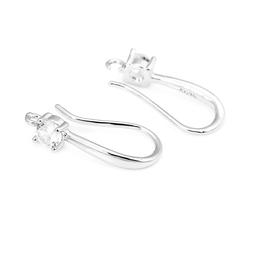 18K Gold Color Brass with Zirc - Jewelry Making Earring Supplies avis et prix