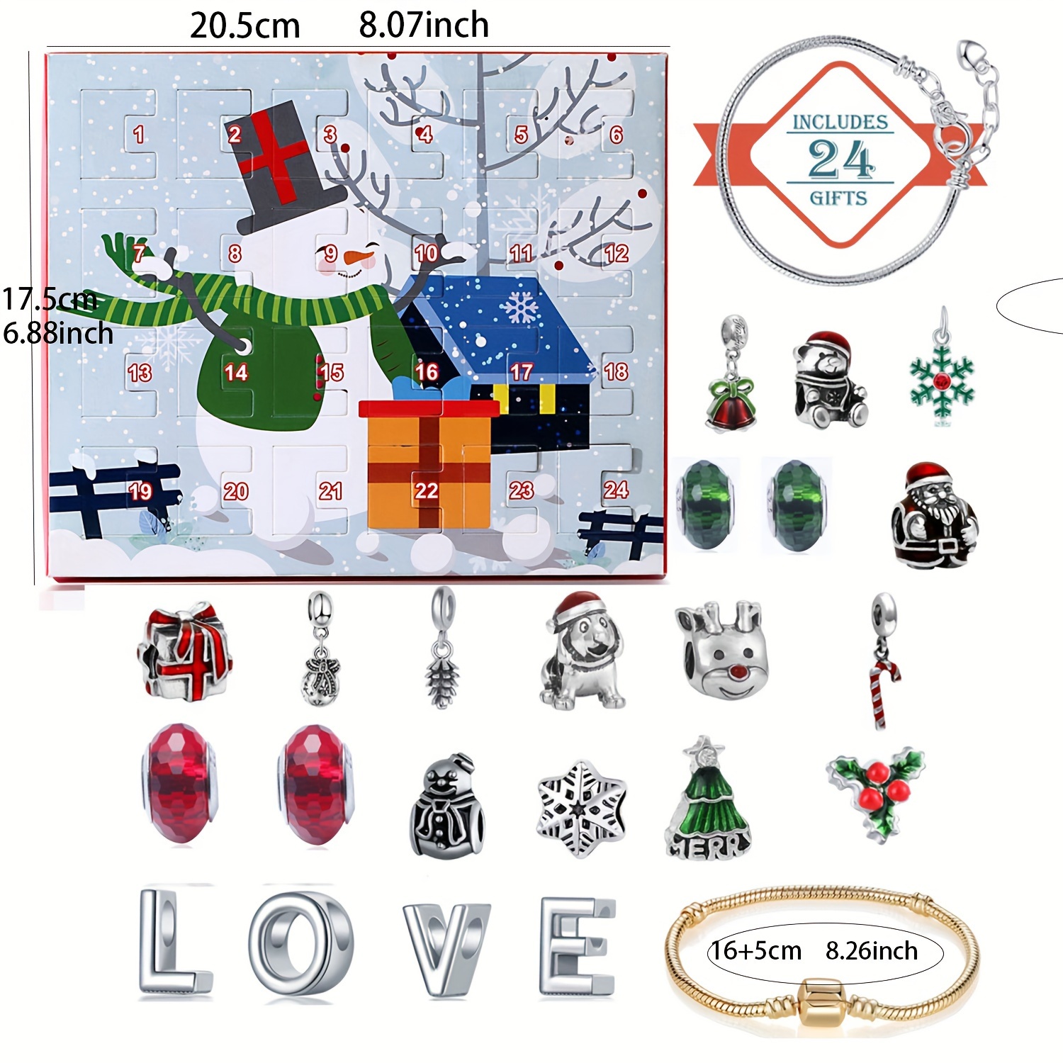 Snowman Christmas Advent Calen - Jewelry Making With Resin avis et prix