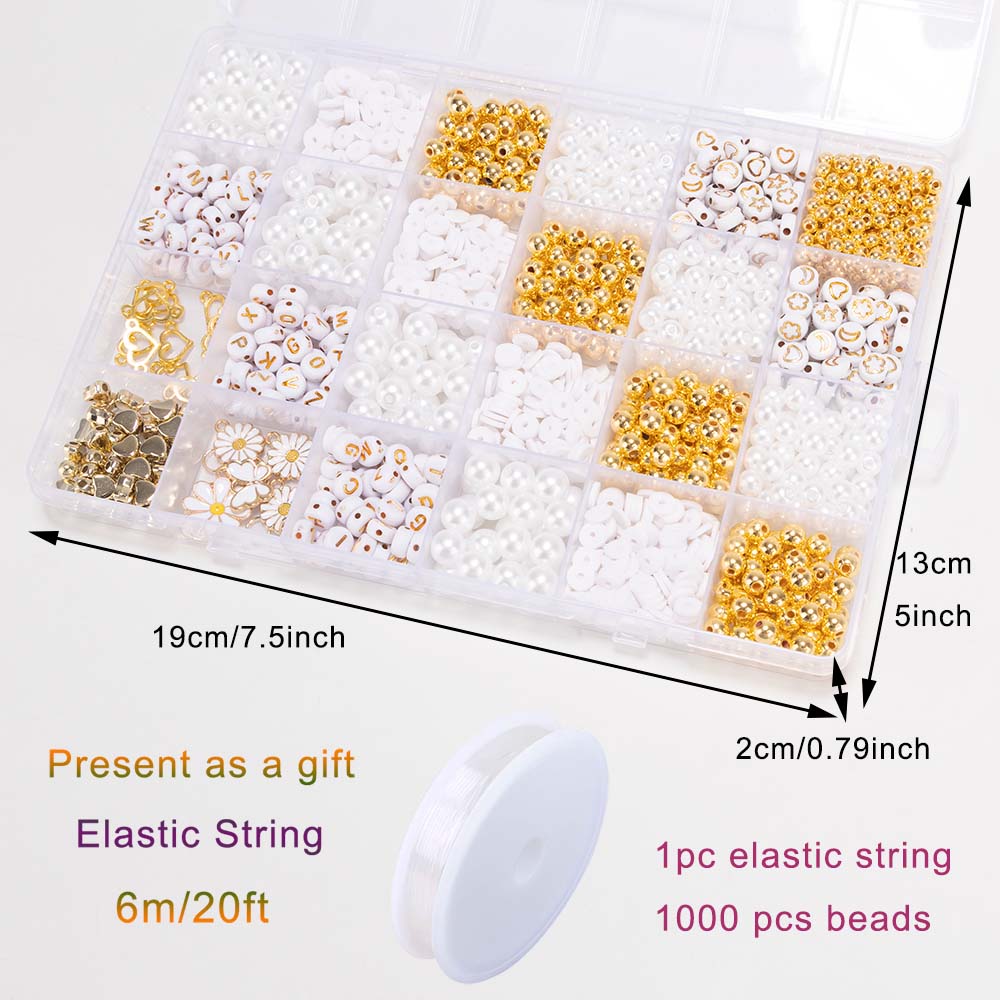 DIY Clay Beads Bracelet Making - Jewelry Making Kits For Kids avis et prix