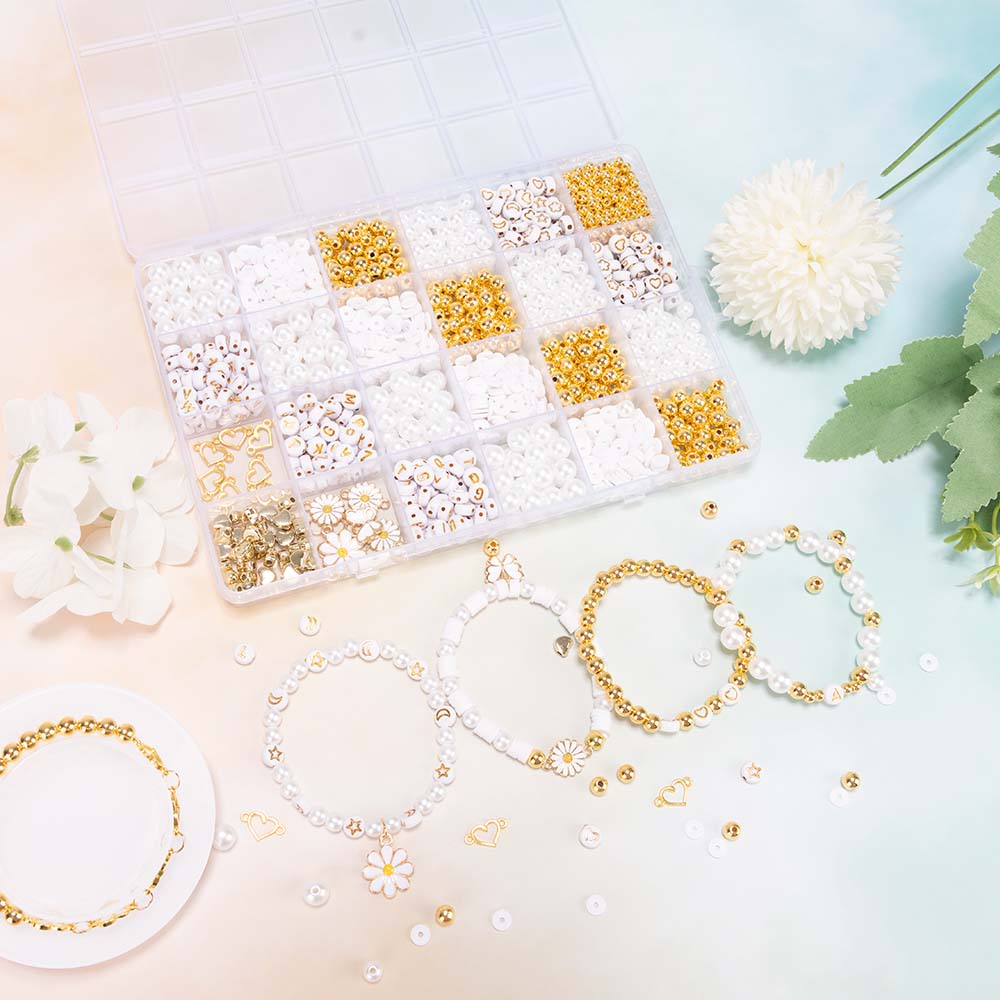 DIY Clay Beads Bracelet Making - Jewelry Making Kits For Kids avis et prix