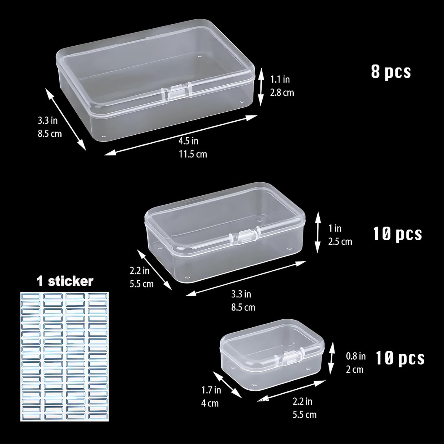 28 Pcs Small Plastic Boxes Bea - Jewelry Making Organizer avis et prix