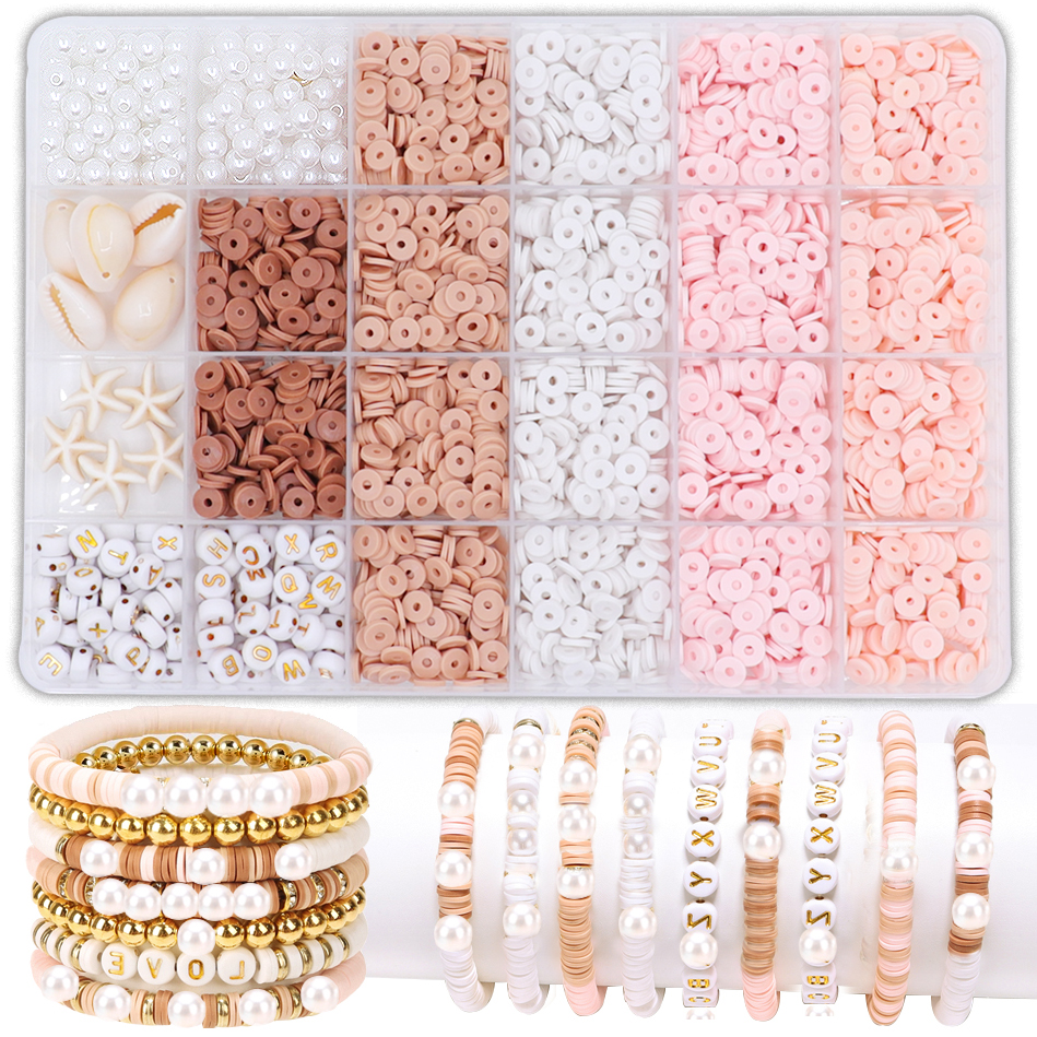 DIY Clay Beads Bracelet Making - Jewelry Making Kits For Kids avis et prix