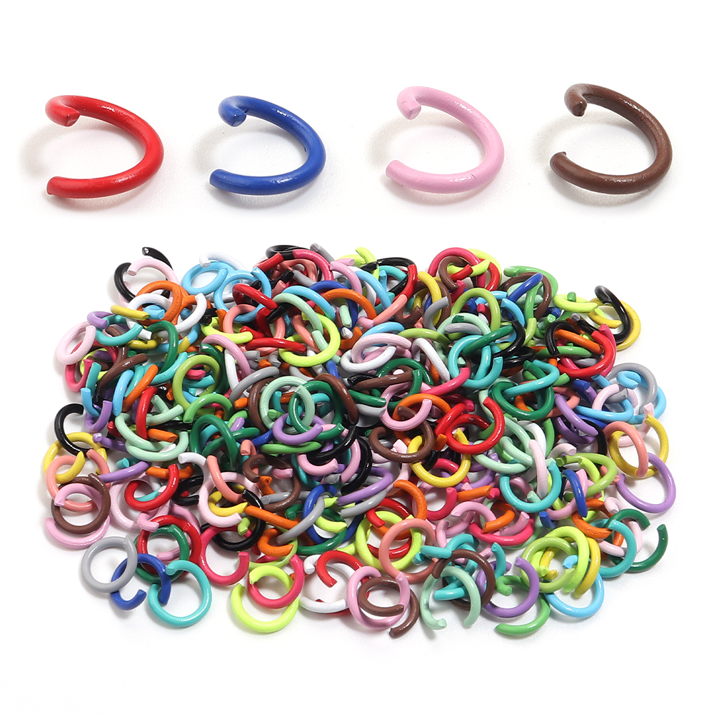 200pcs 8mm Open Jump Rings Col - Jewelry Making Looper Tool avis et prix