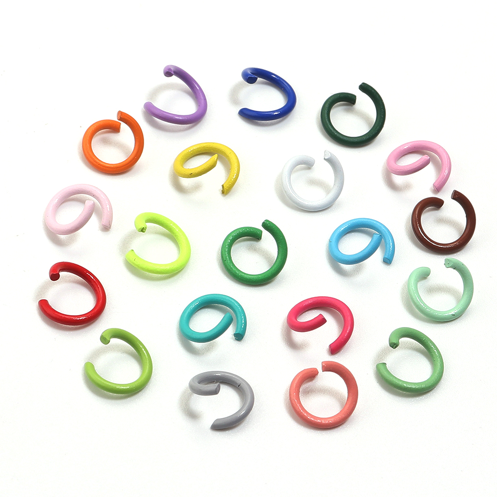 200pcs 8mm Open Jump Rings Col - Jewelry Making Looper Tool avis et prix