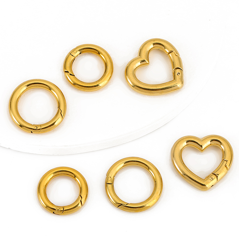 2pcs Stainless Steel Clasps He - Jewelry Making Rings avis et prix
