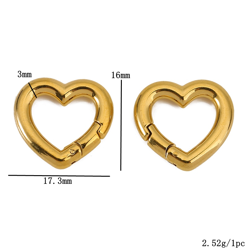 2pcs Stainless Steel Clasps He - Jewelry Making Rings avis et prix