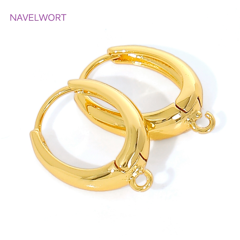 18K Gold Plated Brass Earwires - Jewelry Making Earring Supplies avis et prix