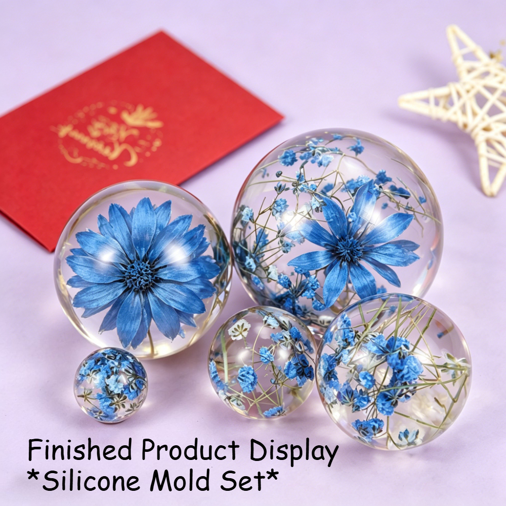 5Pcs Sphere Silicone Mold Kit  - Jewelry Making Kits For Kids avis et prix