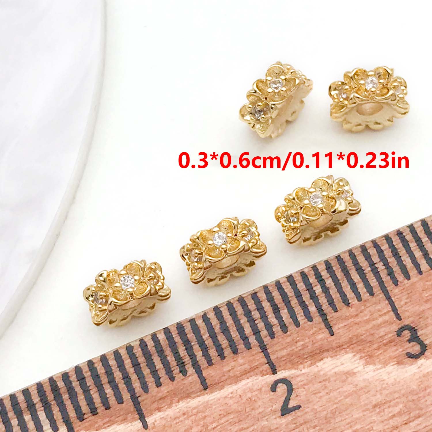 5pcs 18K Real Gold Plated Bras - Jewelry Making Beginners avis et prix