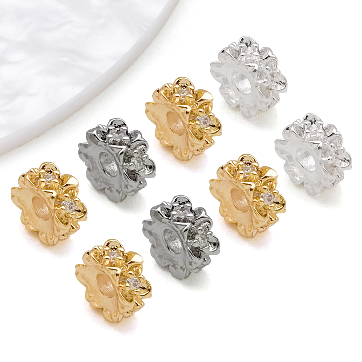 5pcs 18K Real Gold Plated Bras - Jewelry Making Beginners avis et prix
