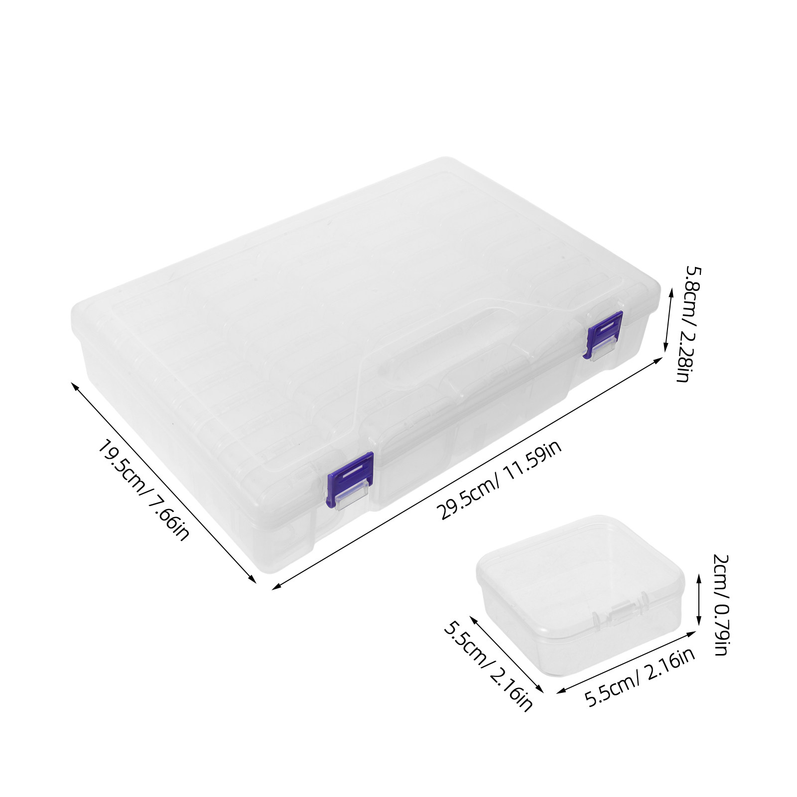 Clear Mini Craft Storage Box w - Jewelry Making Organizer avis et prix