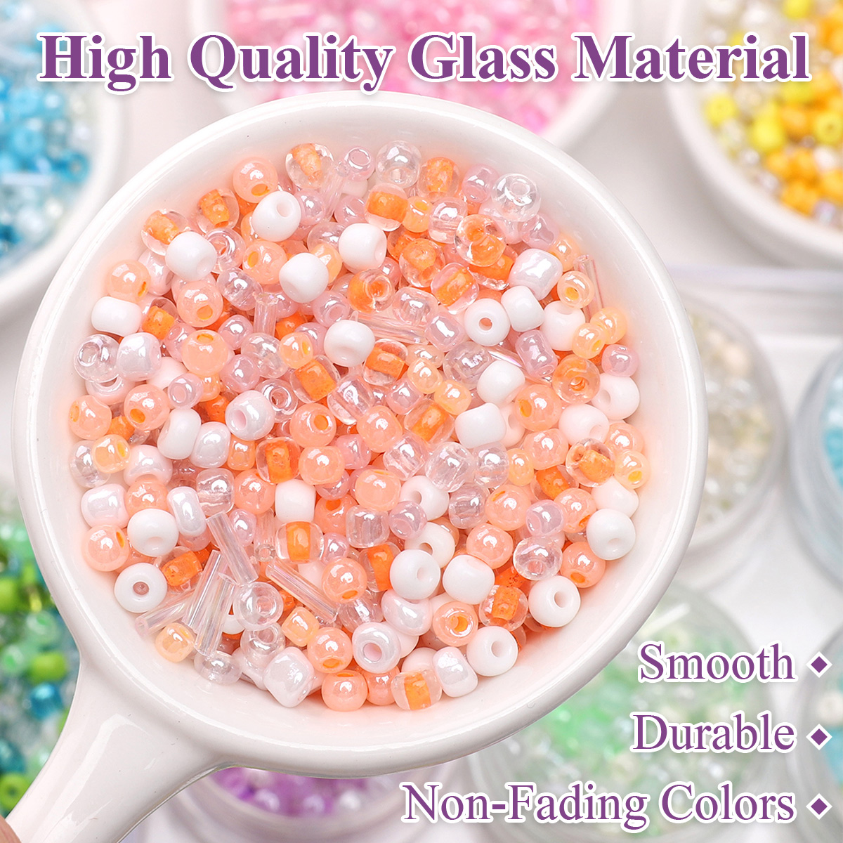 24 Grid Mixed Size Glass Seed  - Jewelry Making Tutorial avis et prix