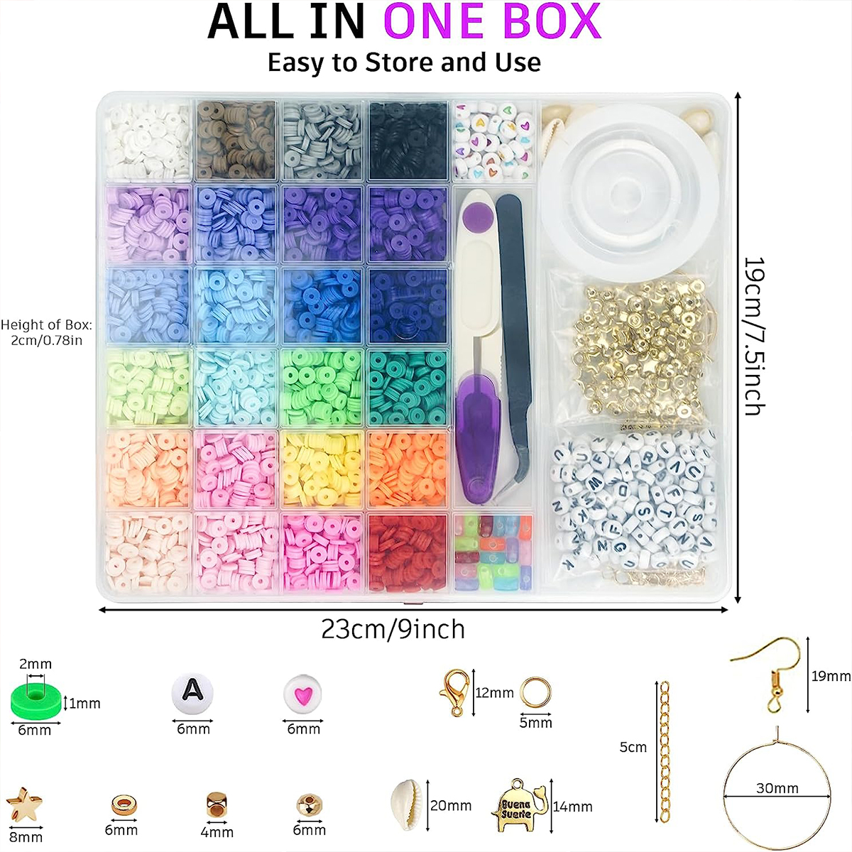 6000 Pcs 24 Colors Flat Round  - Jewelry Making Tutorial avis et prix