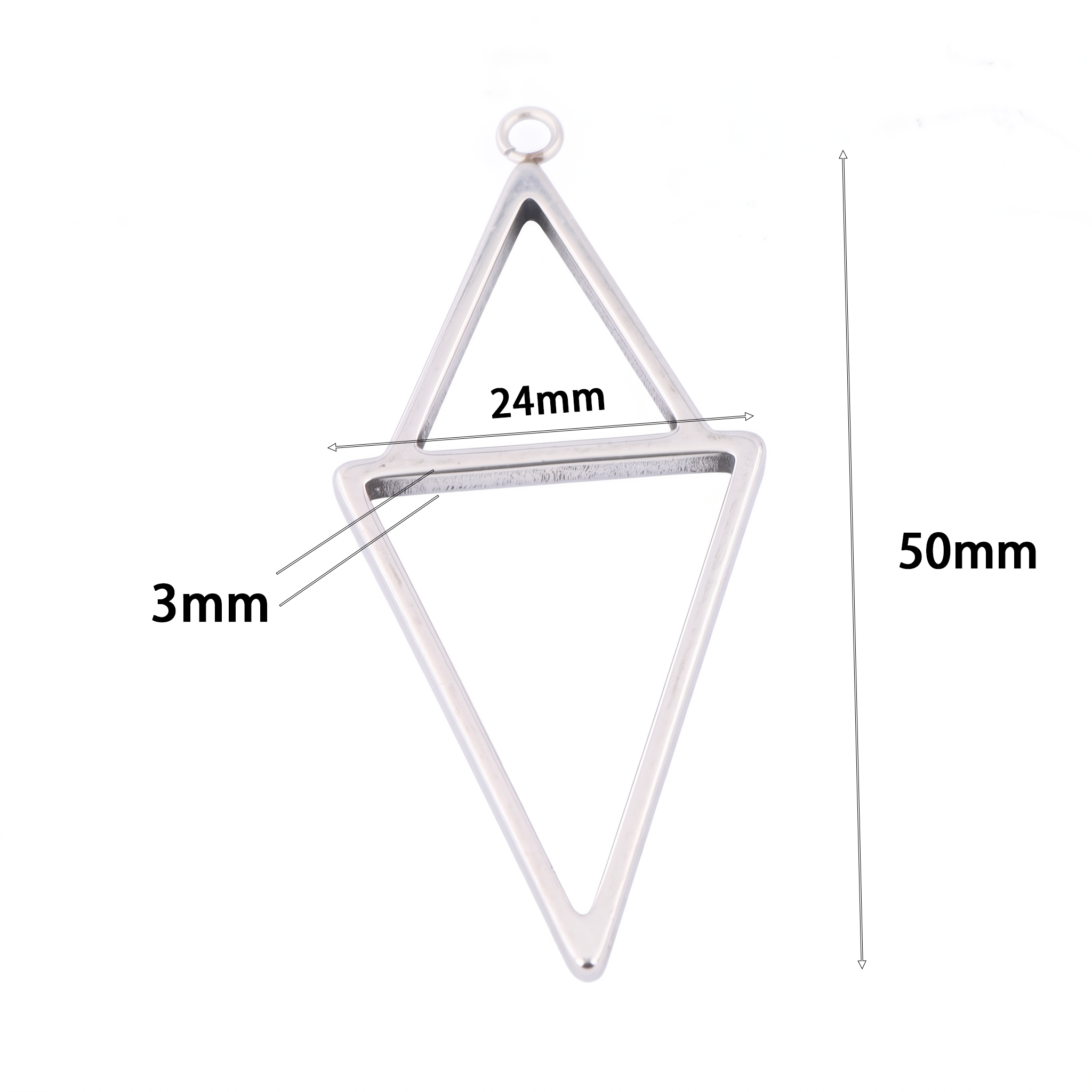 10pcs Square Triangle 3mm Thic - Jewelry Making With Resin avis et prix