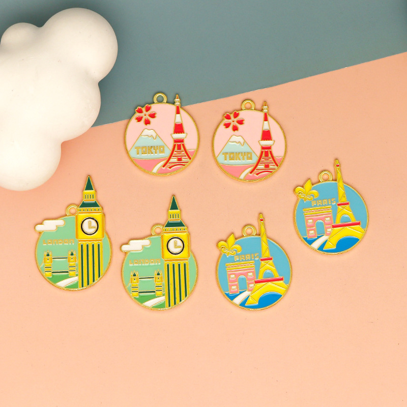 10pcs Colorful Enamel Travel C - Jewelry Making Tokyo avis et prix