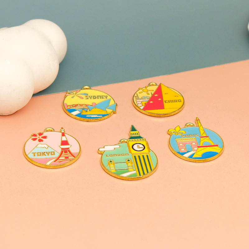 10pcs Colorful Enamel Travel C - Jewelry Making Tokyo avis et prix