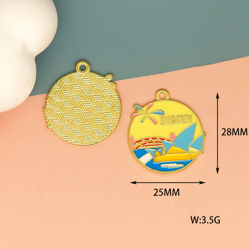 10pcs Colorful Enamel Travel C - Jewelry Making Tokyo avis et prix
